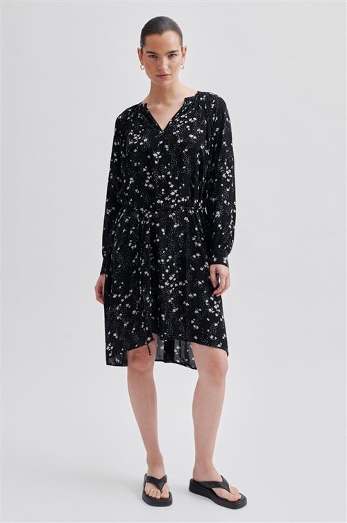 Second Female Emote Tunic Dress Kvinde Black Tunikaer Str L - Viskose hos Magasin