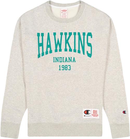 Champion Crewneck Sweatshirt Mand Lngym Sweatshirts Str S - Bomuld hos Magasin