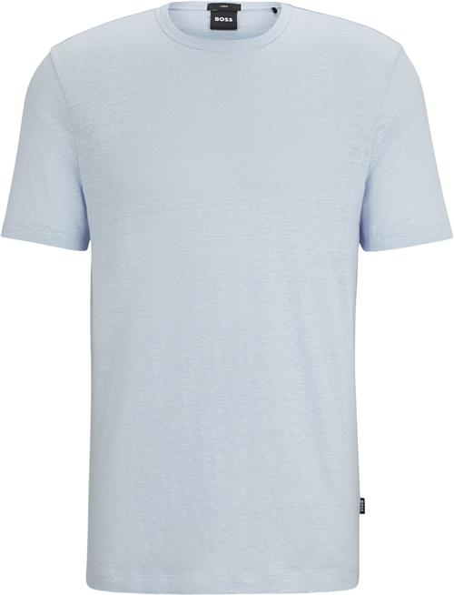 BOSS Tiburt 456 Mand Light/pastel Blue Kortærmede T-shirts Str M - hos Magasin