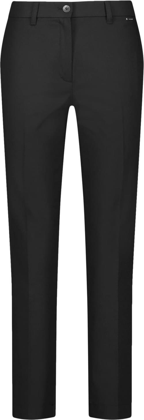 Gerry Weber Pant Leisure Cropped Kvinde Black Bukser Med Smalle Ben Str 42R - hos Magasin