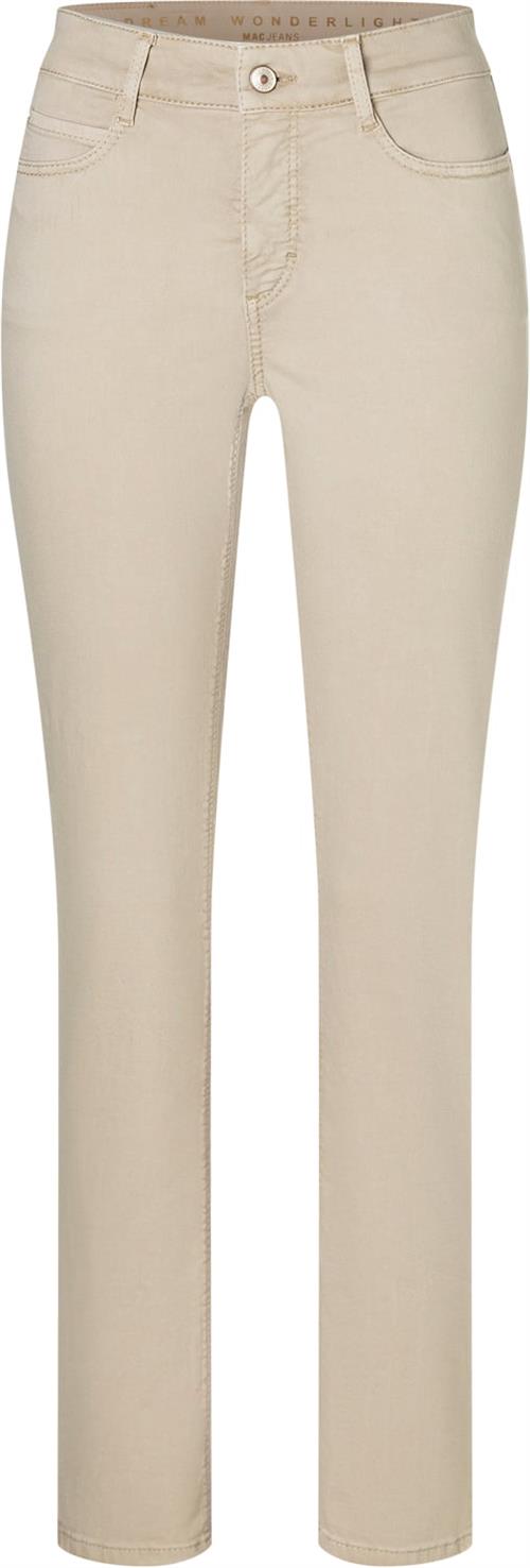 Se MAC Jeans Dream Kvinde Smoothly Beige Bukser Med Smalle Ben Str W38 / L30 - hos Magasin ved Magasin