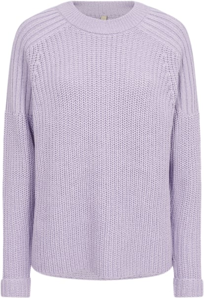 soyaconcept Scremone 21 Kvinde 5033 Lilac Breeze Sweaters Str XL - Bomuld hos Magasin