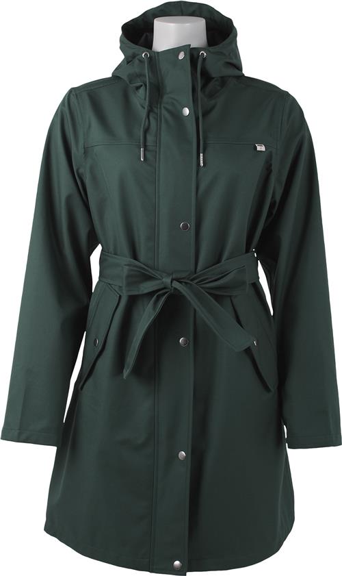 Danefæ Rainlover Raincoat Kvinde Deep Forest Regnjakker Str XS - hos Magasin