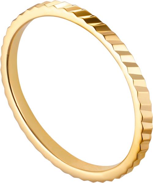 Jane Kønig Small Reflection Ring, Goldplated Sterling Silver-46 50 - Ringe hos Magasin