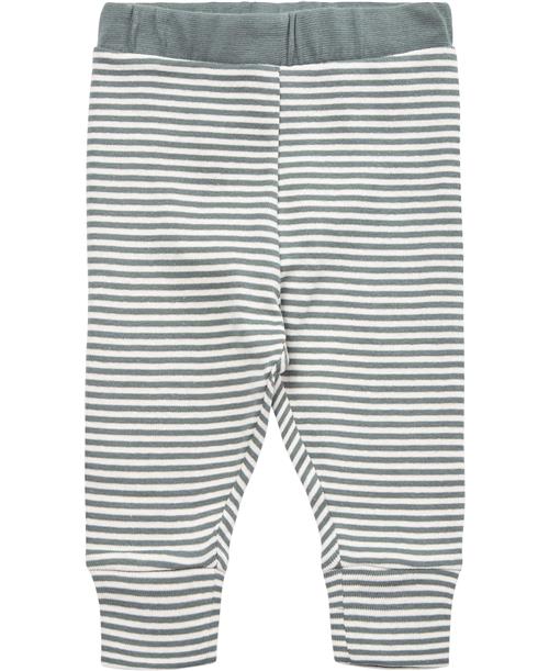 BAKITO by Magasin Du Nord Collection BAKITO by Magasin Petit Baby Pants Organic Str 92 Balsam Green / Star White Stripe Bukser Bomuld