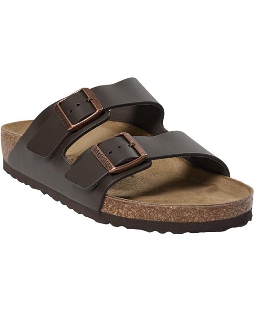 Se Birkenstock BS Arizona LE N Dark Brown Mand 051101 Dark Brown Sandaler Str 41 - hos Magasin ved Magasin