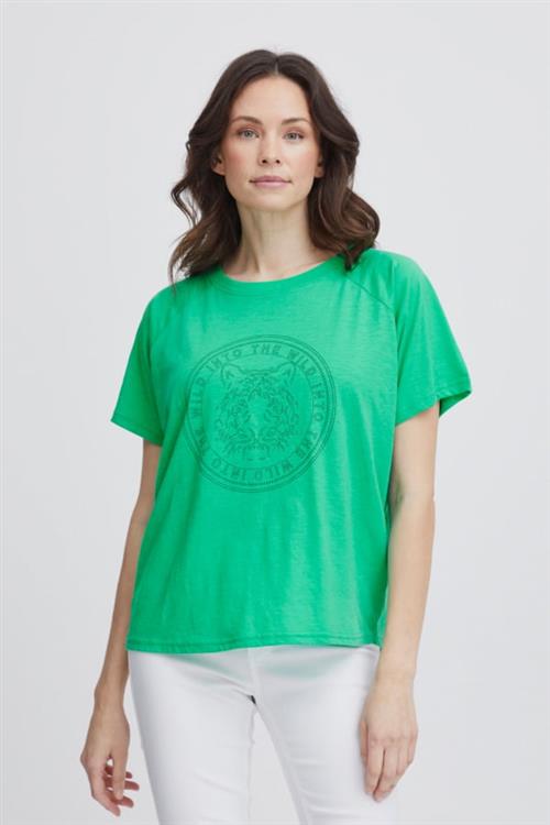 Fransa Frelina TEE 2 Kvinde Blarney Mix Kortærmede T-shirts Str L - hos Magasin