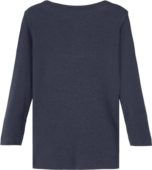 Name It Nmmkab LS TOP Noos Str 104 - Blå Langærmede T-shirts hos Magasin