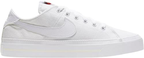 Nike Court Legacy Canvas Kvinde Hvid Sneakers Str 38 - hos Magasin