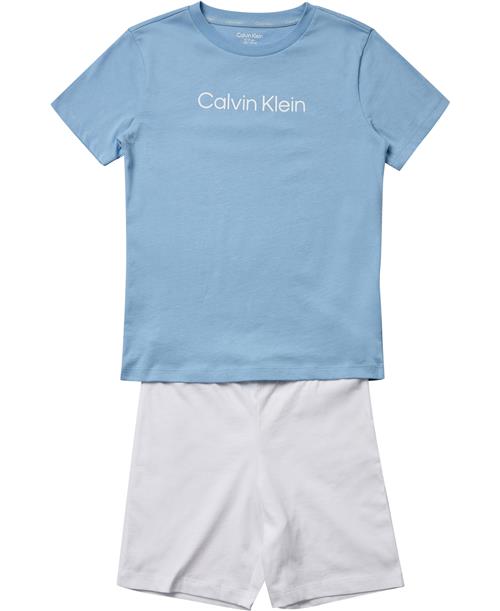 Se Calvin Klein Knit PJ SET SS + Short Str 12-14 år - 0sy Nattøj hos Magasin ved Magasin