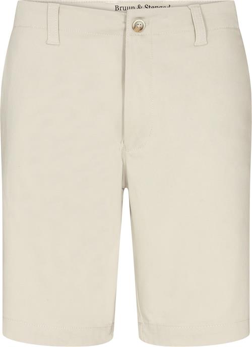 Bruun & Stengade BS Gerhard Regular Fit Shorts Mand Kit Chino Shorts Str 30 - Bomuld hos Magasin