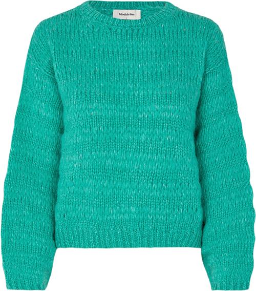 Modström Grovermd Oneck Kvinde Atlantis Sweaters Str XL - Uld hos Magasin