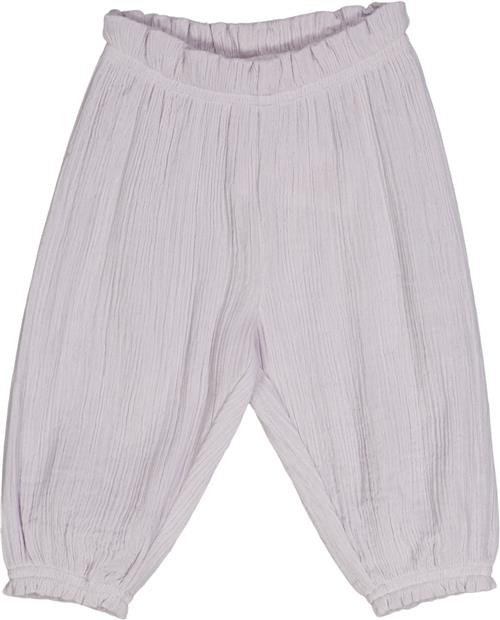 Müsli by Green Cotton Muslin Flared Pants Baby Str 80 - Orchid Bukser Bomuld hos Magasin