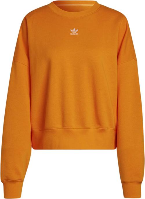 adidas Adicolor Fleece Sweatshirt Kvinde Orange Sweatshirts Str 34 - Bomuld hos Magasin