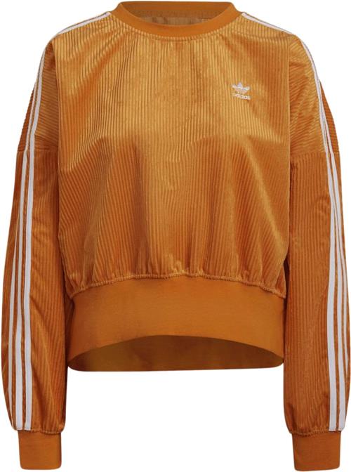 adidas Originals Sweatshirt Kvinde Orange Sweatshirts Str 34 - Polyester hos Magasin