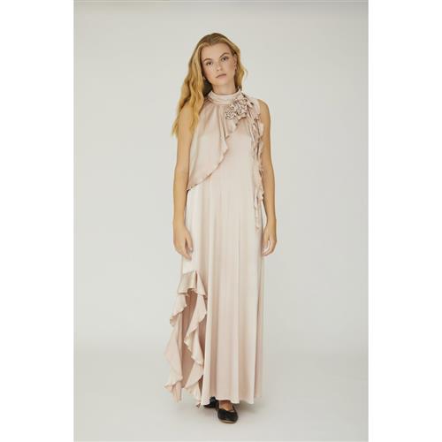 A-VIEW Rose Dress Kvinde Sand Maxi Kjoler Str 34 - hos Magasin