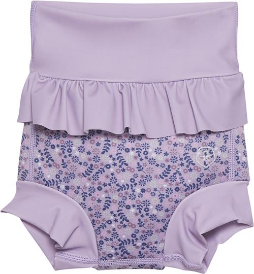 Color Kids Trunks W. Frills Str 86 - Lavender Mist Blebadebukser hos Magasin