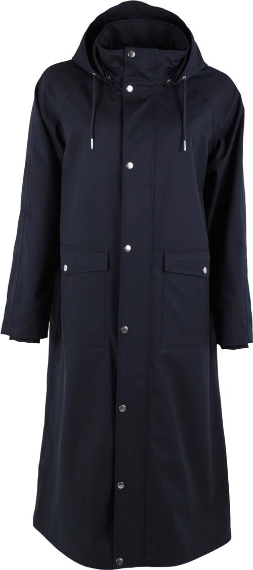 Danefæ Danegarden Raincoat Dark Navy Kvinde Dark Navy Regnjakker Str S - Polyester hos Magasin