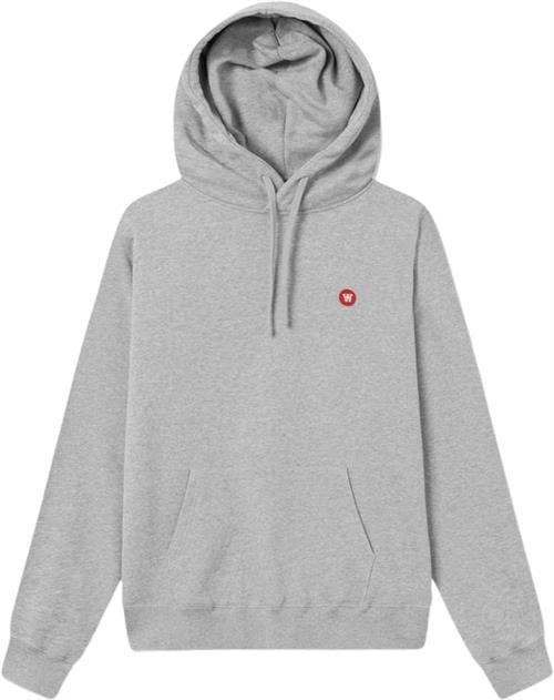 Se Wood Wood Ash Hoodie Mand Grey Melange Hoodies Str XL - Bomuld hos Magasin ved Magasin