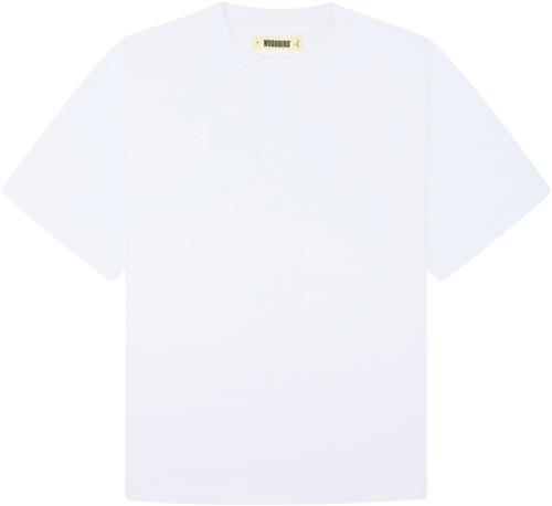 Se Woodbird Wbjuno Base Tee Kvinde White Kortærmede T-shirts Str L - hos Magasin ved Magasin