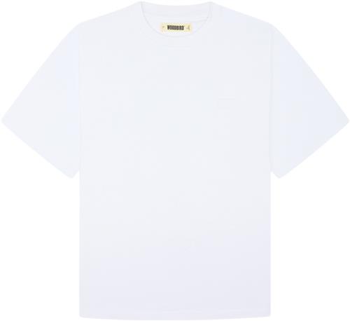 Woodbird Wbjuno Base Tee Kvinde White Kortærmede T-shirts Str M - hos Magasin