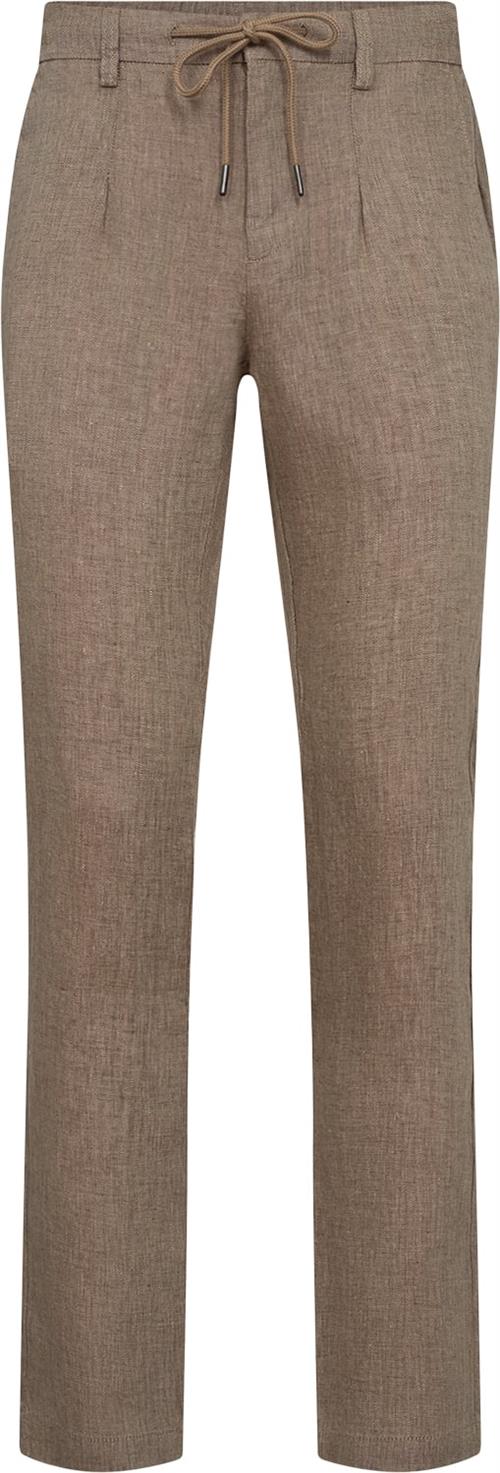 Bruun & Stengade BS Louis Slim Fit Chinos Mand Brun Casual Bukser Str 30 - hos Magasin