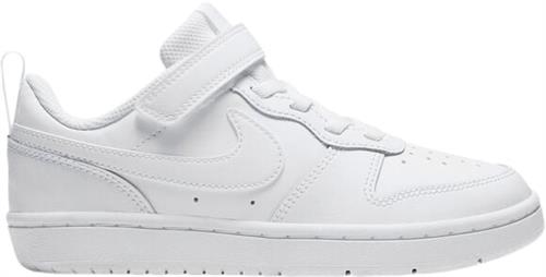 Nike Court Borough 2 Sneakers Hvid Sneakers Str 33.5 - Læder hos Magasin