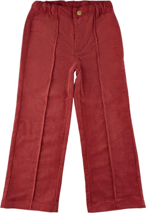 Soft Gallery Sgkelida Corduroy Pants Str 6y - Mineral Red Bukser Bomuld hos Magasin