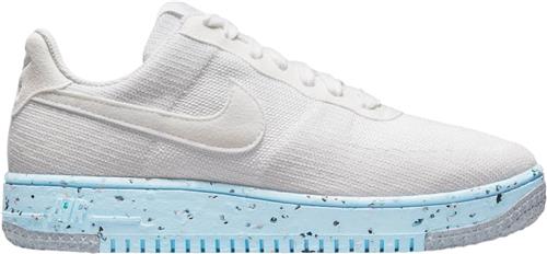 Nike air Force 1 Crater Flyknit Kvinde White/white-pure Platinum Sneakers Str 6 - hos Magasin