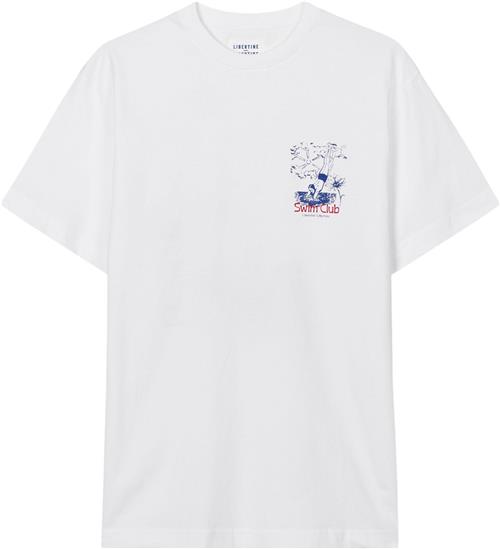 Libertine-Libertine Beat Swim Club Splash Mand Hvid Kortærmede T-shirts Str S - Bomuld hos Magasin