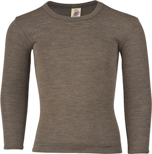 Engel Natur Children's Shirt, Long Sleeved, Gots Walnut - 92 Str 140 - Valnã¸D Langærmede T-shirts Silke hos Magasin