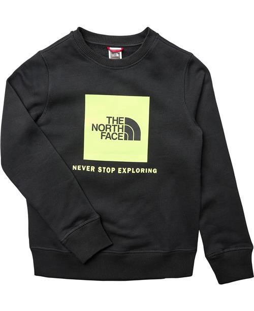 The North Face Teen Redbox Crew TNF Black Str L - Sort Sweatshirts Bomuld hos Magasin