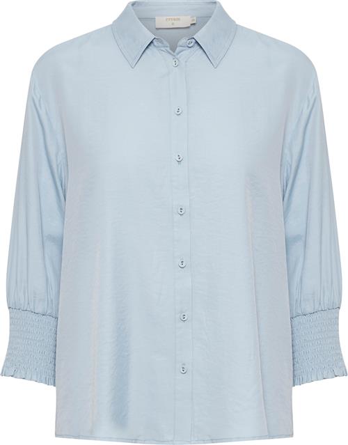 Cream Nolacr Shirt Kvinde Kentucky Blue Langærmede Skjorter Str 44 - hos Magasin