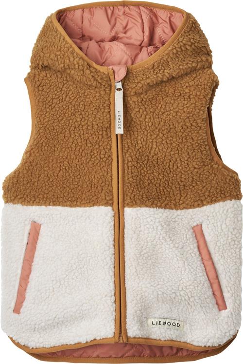 Se Liewood Diana Reversible Vest Str 92 - Tuscany Rose Mix Veste hos Magasin ved Magasin