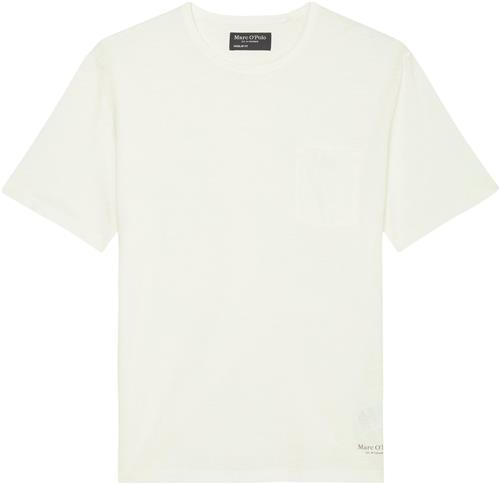 Marc O’Polo Tshirt, Neckhole Binding With two Kvinde Egg White Kortærmede T-shirts Str S - hos Magasin