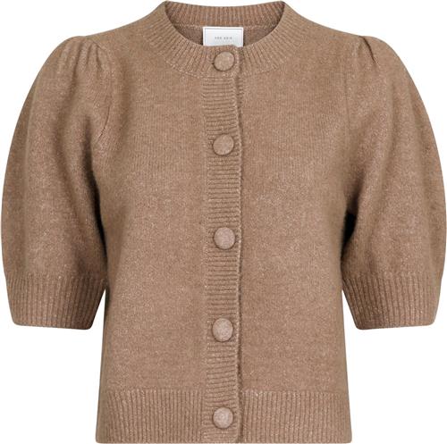 Neo Noir Trudy Knit Cardigan Kvinde 306 Kortærmet Strik Str 42 - hos Magasin