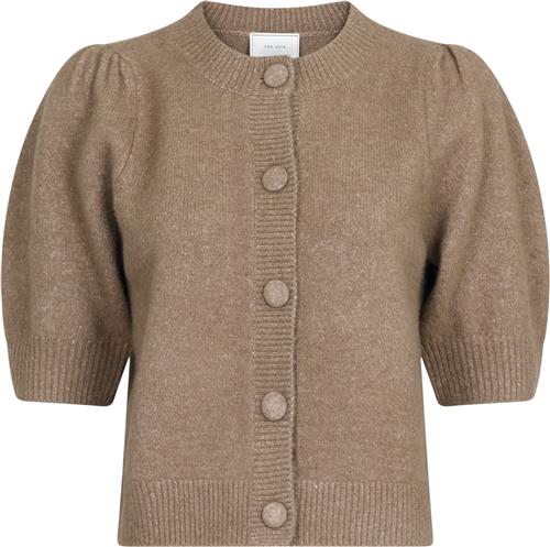 Neo Noir Trudy Knit Cardigan Kvinde 306 Kortærmet Strik Str 38 - hos Magasin