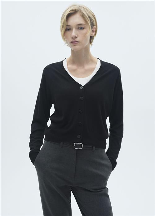 Se MANGO Cardigan .- Lucca Kvinde Black Cardigans Str XL - hos Magasin ved Magasin