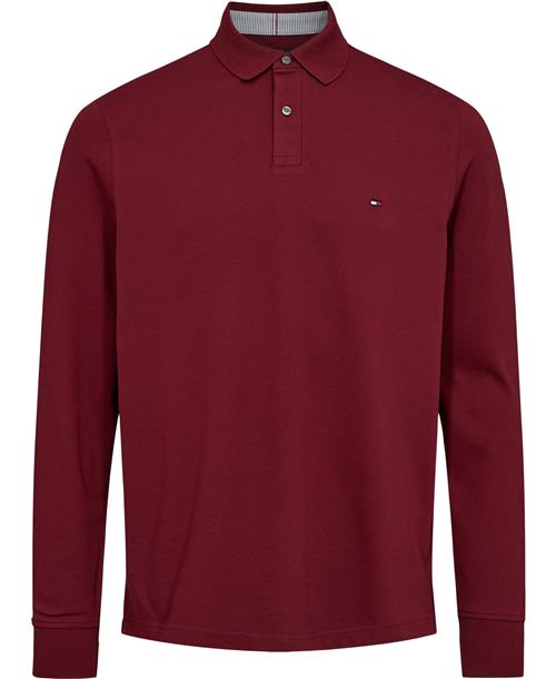 Tommy Hilfiger 1985 Regular LS Polo Mand Rouge Langærmede Poloer Str L - hos Magasin