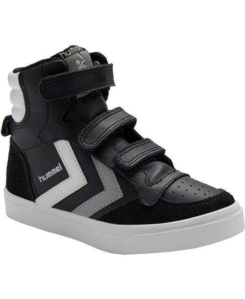 Se Hummel Hummel Stadil JR Leather High Lyserød Sneakers Str 26 - hos Magasin ved Magasin