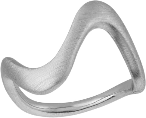 Se ByBiehl Wave Ring Large Silver 56 - Ringe hos Magasin ved Magasin