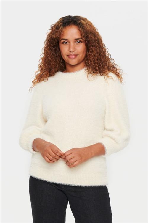 Se Saint Tropez Bannisz Pullover Kvinde 110605 Sweaters Regular Fit Str XS - hos Magasin ved Magasin