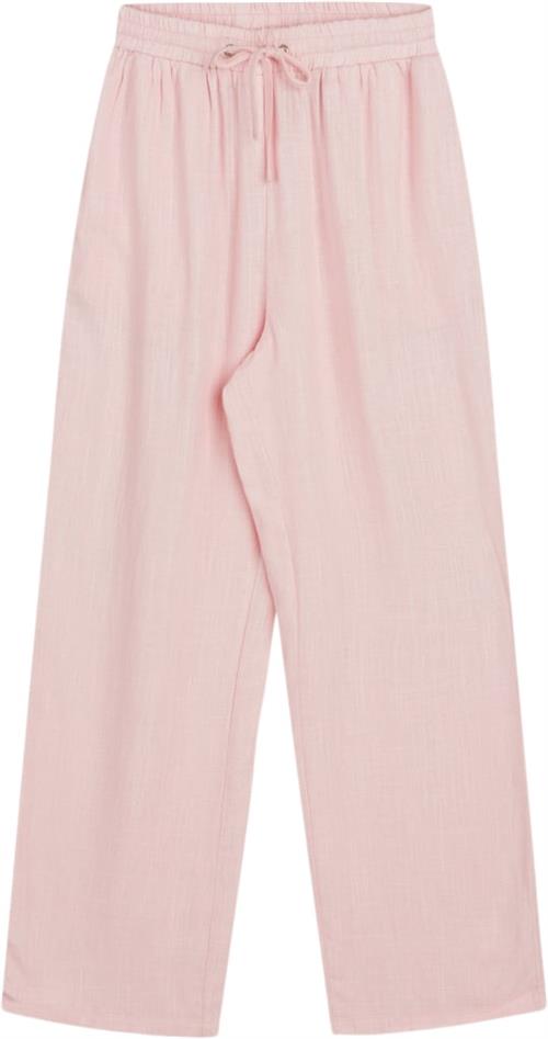 Grunt Camille Linen Pants Str S/10Y - Light Red Bukser hos Magasin