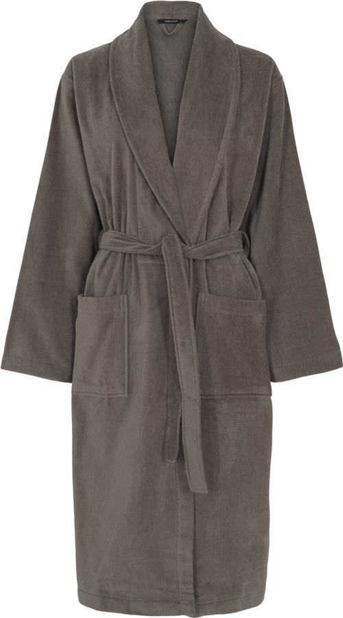 Decoy Decoy Long Terry Robe Morgenkåber Str XS - hos Magasin