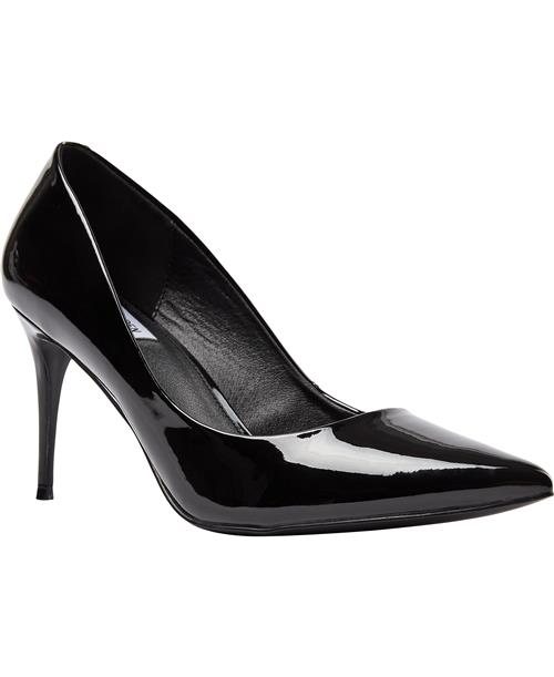 Se Steve Madden Lillie Pump Kvinde Black Patent Pumps & Stiletter Str 43 - hos Magasin ved Magasin