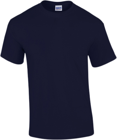 Gildan Gildan Heavy Cotton Adult Tshirt Kvinde Navy Kortærmede T-shirts Str L - hos Magasin