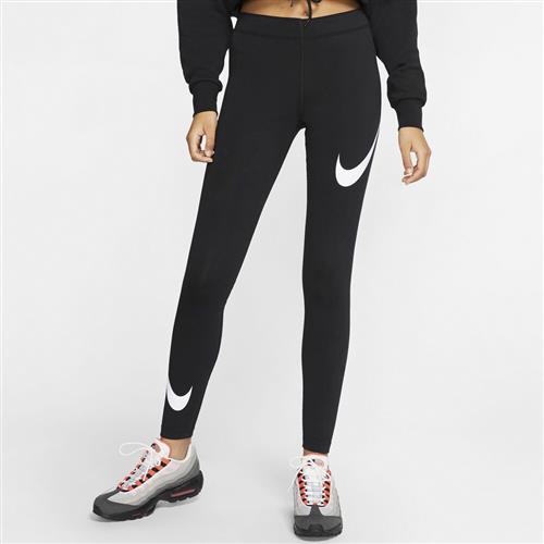 Nike Sportswear Leg A See Swoosh Leggings XS - Tights Bomuld hos Magasin