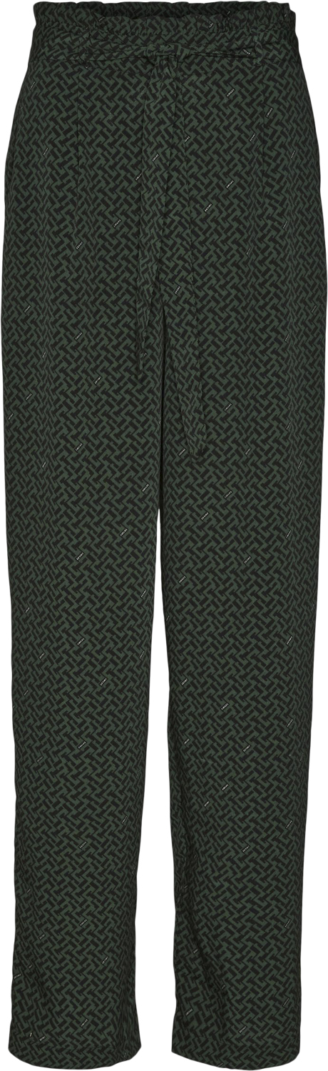 Vero Moda Vmvienna HW Wide Pants VMA Kvinde Greener Pastures/vienna Bukser Med Brede Ben Str XS - hos Magasin