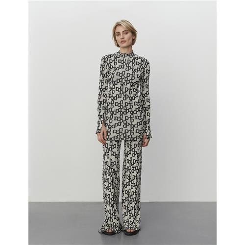 DAY Birger et Mikkelsen Corina Graphic Jacquard Kvinde Graphic Jacquard Langærmede Bluser Str L - hos Magasin