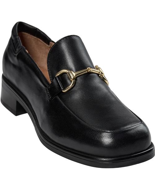 Pavement Maui Buckle Kvinde Black Loafers Str 41 - Læder hos Magasin